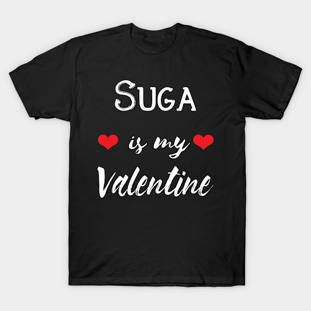 BTS Suga Is My Valentine T-Shirt by familycuteycom